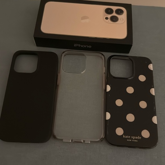Bundle iPhone 13 Pro box (no phone) and 3 iPhone 13 cases - Picture 1 of 1
